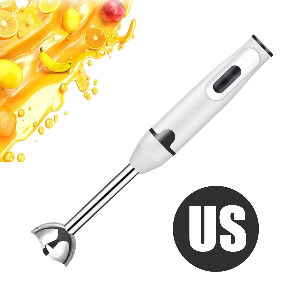 Hand Stick Handheld Immersion Blender Food Food Complementary Cooking Stick Grinder Electric Machine Vegetable Mixer - China - White US Plug Hand Stick Handheld Immersion Blender Food Food Complementary Cooking Stick Grinder Electric Machine Vegetable Mixer - China - White US Plug