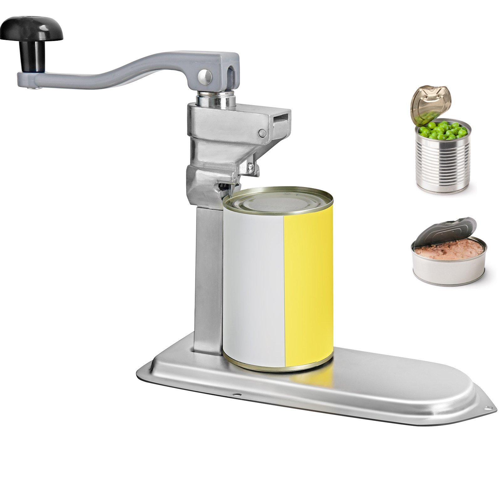 Home Or Commercial Manual Grain Mill Stainless Steel Manual Coffee Grinder And Can Opener Manual Jar Lid Gripper Tools - Silver - Food Mills Home Or Commercial Manual Grain Mill Stainless Steel Manual Coffee Grinder And Can Opener Manual Jar Lid Gripper Tools - Silver - Food Mills