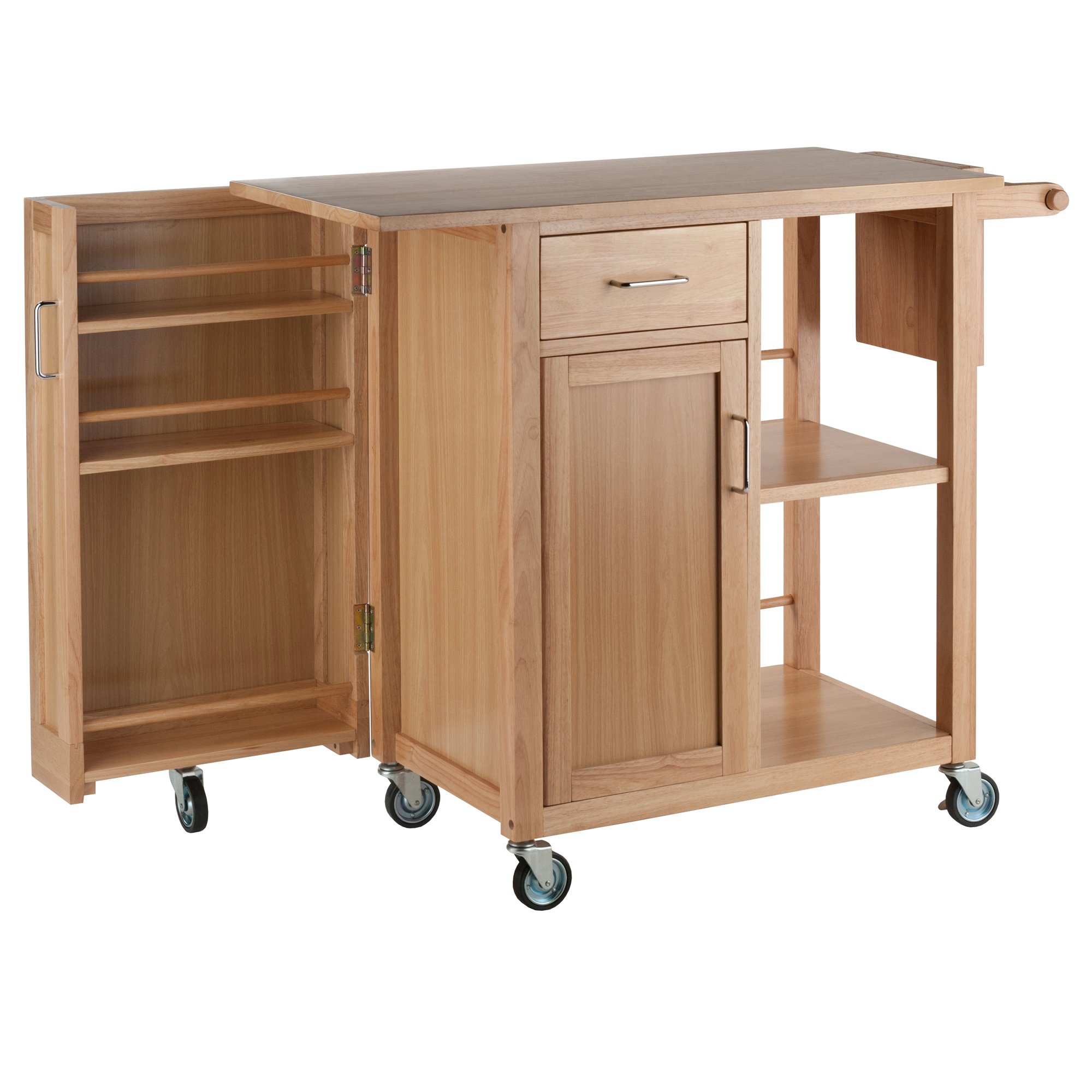 Douglas Utility Kitchen Cart; Natural Douglas Utility Kitchen Cart; Natural
