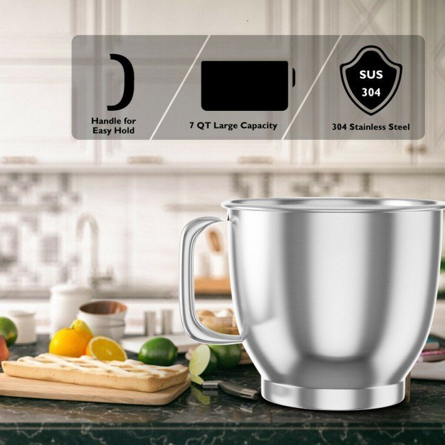 3-in-1 Multi-functional 6-speed Tilt-head Food Stand Mixer 3-in-1 Multi-functional 6-speed Tilt-head Food Stand Mixer